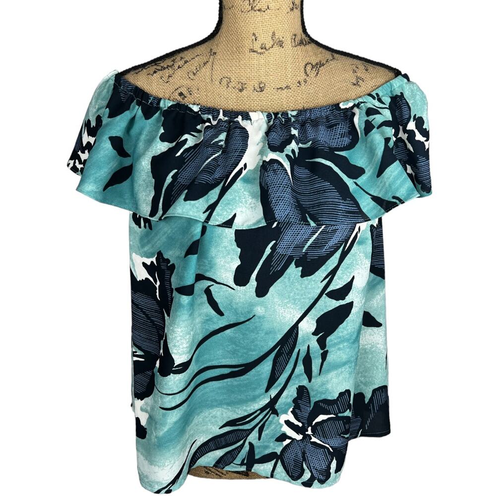 Anthro Maeve Islander Off the Shoulder Top Medium